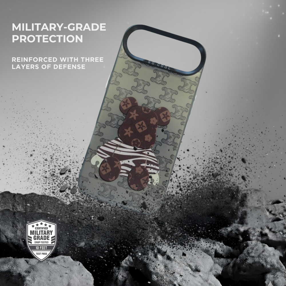 Brown Teddy Plush Case