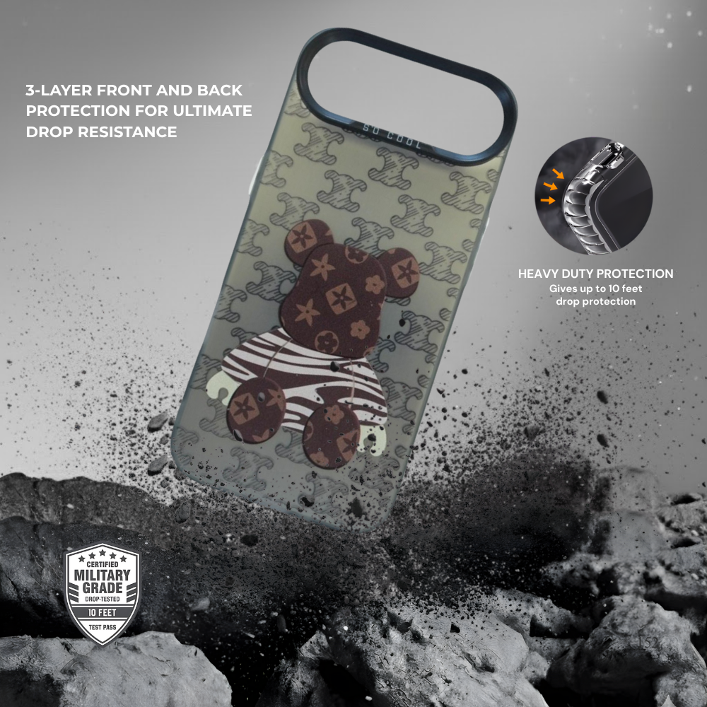 Brown Teddy Plush Case