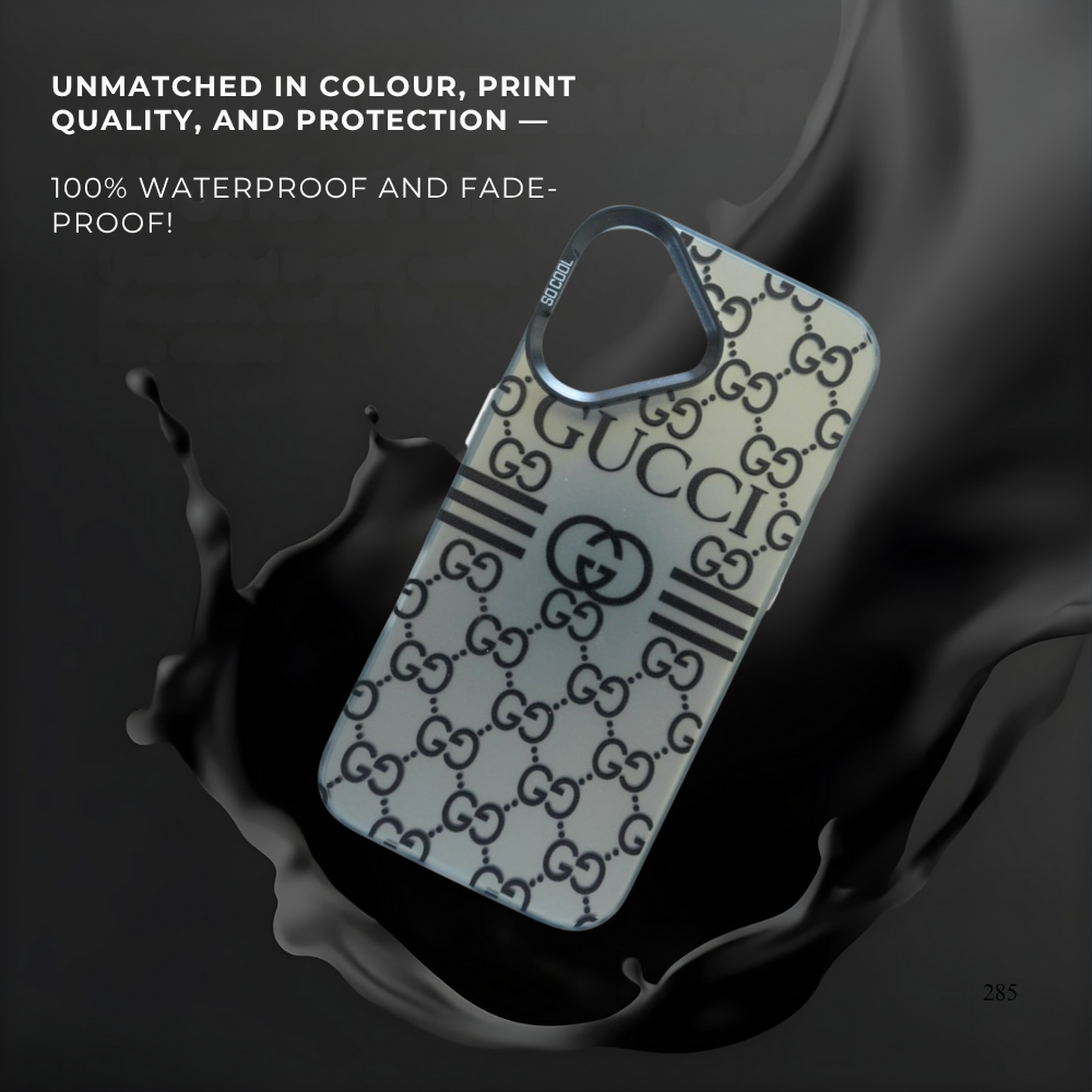 Gucci Monogram Pattern Case