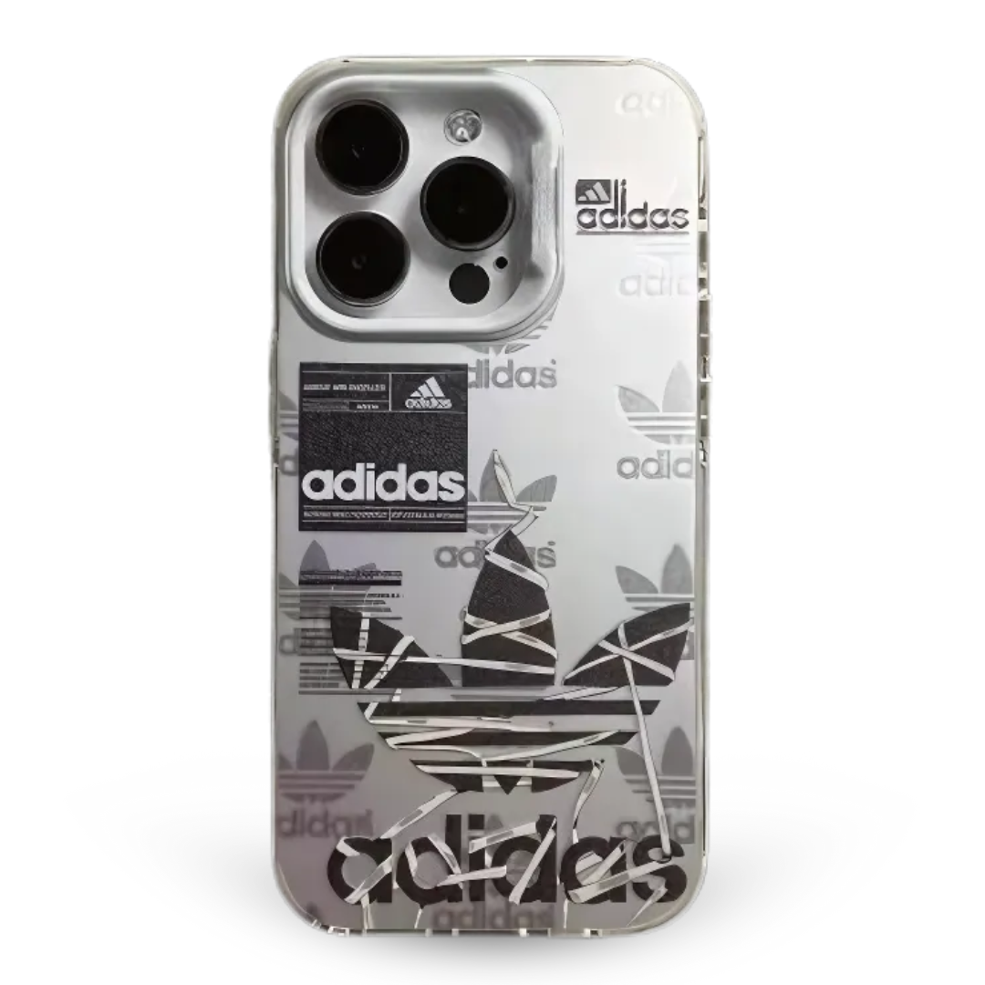 Silver Adidas Logo